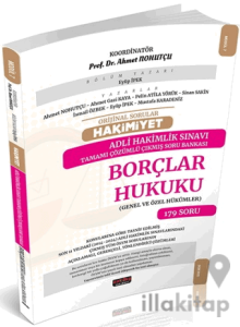 HAKİMİYET Adli Hakimlik Borçlar Hukuku Çıkmış Soru Bankası
