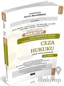 HAKİMİYET Adli Hakimlik Ceza Hukuku Çıkmış Soru