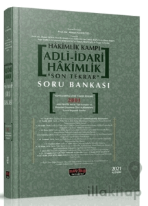 Hakimlik Kampı Adli-İdari Hakimlik Son Tekrar Soru Bankası