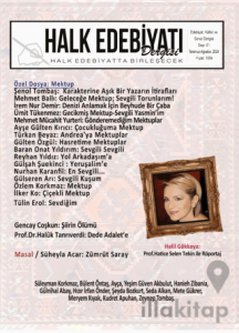 Halk Edebiyatı Dergisi Sayı: 61 Temmuz - Ağustos 2024