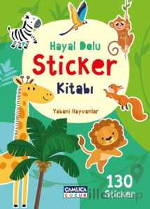 Hayal Dolu Sticker Kitabı-1 Yabani Hayvanlar