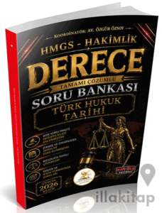 HUKAL HMGS-Hakimlik Derece Türk Hukuk Tarihi Soru Bankası