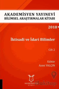 İktisadi ve İdari Bilimler Cilt 2 (AYBAK 2018 Eylül)
