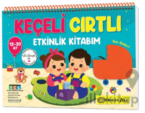 İlk Cırt Cırtlı - Keçeli Etkinlik Kitabım (12-20 Ay)