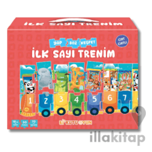 İlk Sayı Trenim - Cırt Cırtlı Yapboz ve Kitap Seti
