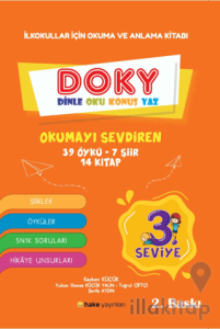 İlkokullar için Okuma ve Anlama Kitabı DOKY (Dinle, Oku, Konuş, Yaz) 3. Seviye