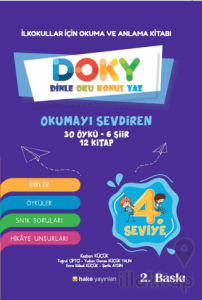 İlkokullar için Okuma ve Anlama Kitabı DOKY (Dinle, Oku, Konuş, Yaz) 4. Seviye