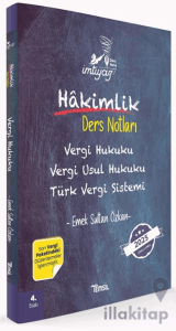 İmtiyaz Vergi Hukuku Vergi Usul Hukuku Türk Vergi Sistemi Hakimlik Ders Notları