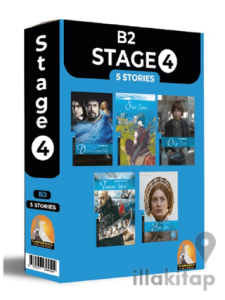 İngilizce Hikaye Stage 4 5’li Hikaye Seti Kutu Tanıtım (B2) Seviyelerinde Kare Kod Okumalı