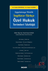 İngilizce-Türkçe Özel Hukuk Terimleri Sözlüğü