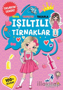Işıltılı Tırnaklar Boya-Yapıştır-Tasarla