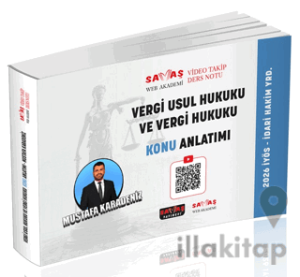 İYÖS İdari Hakim Yardımcılığı Vergi Usul Hukuku ve Vergi Hukuku Konu Anlatımı