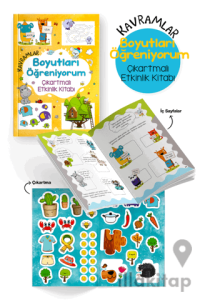 Kavramlar - Boyutları Öğreniyorum - Çıkartmalı Etkinlik Kitabı