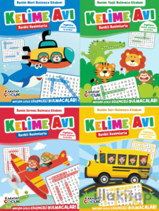 Kelime Avı - Bulmaca Kitabım - 4’lü Seri