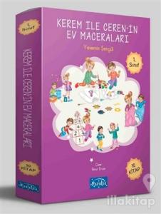 Kerem ile Ceren'in Ev Maceraları - 10 Kitap Set