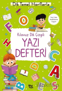 Kılavuz Dik Çizgili Yazı Defteri (Büyük Boy)