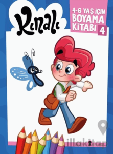 Kınalı 4 - 6 Yaş İçin Boyama Kitabı - 4