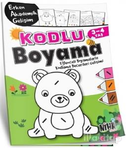 Kodlu Boyama 3-4 Yaş