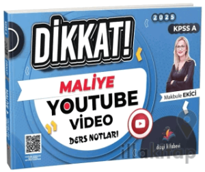 KPSS A Grubu Maliye DİKKAT YouTube Video Ders Notları