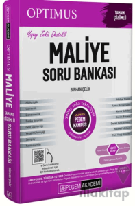 KPSS A Grubu Optimus Maliye Tamamı Çözümlü Soru Bankası