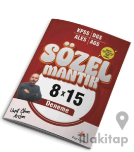 KPSS AGS ALES DGS Sözel Mantık Video Çözümlü 8x15 Deneme