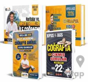KPSS - AGS Coğrafya Soru Bankası Seti