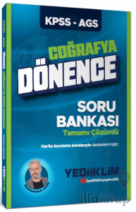 KPSS - AGS Dönence Coğrafya Tamamı Çözümlü Soru Bankası