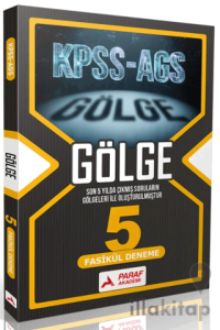 KPSS-AGS Gölge 5 Fasikül Deneme