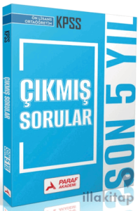 KPSS - AGS Ön Lisans - Ortaöğretim Tıpkı Basım Son 5 Yıl Çıkmış Sorular