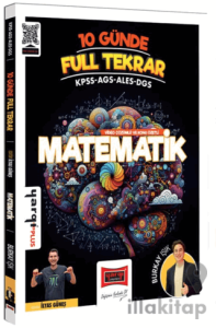 KPSS ALES DGS AGS 10 Günde Full Tekrar Matematik Video Çözümlü ve Konu Özetli
