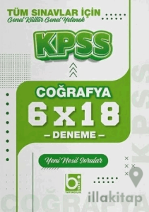 KPSS Coğrafya 6x18 Deneme