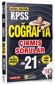 KPSS Coğrafya Son 21 Yıl Çıkmış Sorular