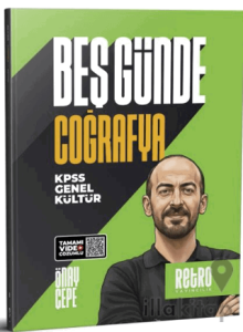 KPSS Genel Kültür Beş Günde Coğrafya Kamp Kitabı