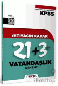 KPSS İhtiyacın Kadar Vatandaşlık 21+3 Deneme