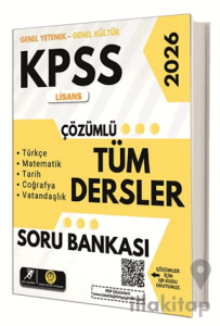 KPSS Lisans Tüm Dersler Çözümlü Soru Bankası