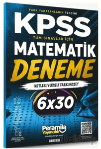KPSS Matematik 6 Deneme Çözümlü
