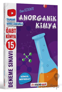 KPSS ÖABT Anorganik Kimya Video Çözümlü 15 Branş Deneme