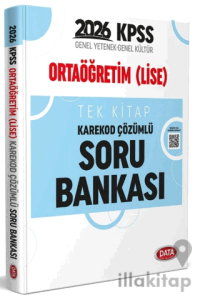KPSS Ortaöğretim (Lise) Tek Kitap Karekod Çözümlü Soru Bankası