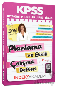 KPSS Planlama ve Etkili Çalışma Defteri