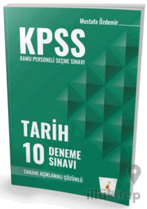 KPSS Tarih 10 Deneme Çözümlü