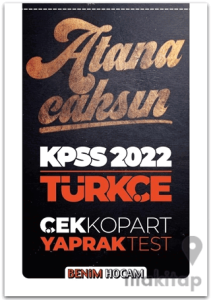 KPSS Türkçe Çek Kopart Yaprak Test