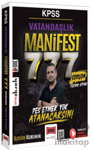 KPSS Vatandaşlık Manifest Serisi 777 Soruda Tamamı Video Çözümlü Tekrar Kitabı