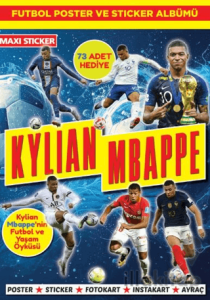 Kylian Mbappe Poster ve Sticker Albümü 002