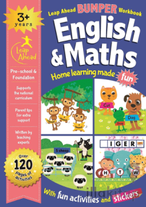 Leap Ahead Bumper Workbook: 3+ Years English and Maths
