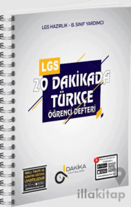 LGS 20 Dakikada Türkçe Öğrenci Defteri