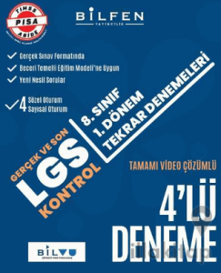 LGS 8. Sınıf 1. Dönem 4'lü Tekrar Denemeleri