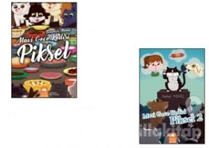 Mavi Geve Kedisi 2 Kitaplık Set