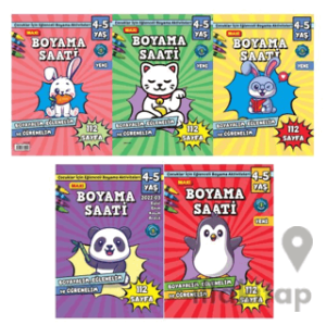 Maxi Boyama Saati 5'li Set