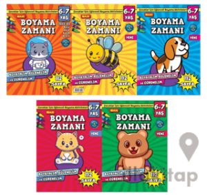 Maxi Boyama Zamanı 5'li Set