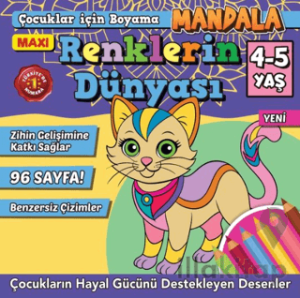 Maxi Renklerin Dünyası- Çocuklar İçin Boyama 12
